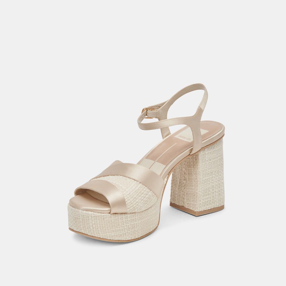 Dolce Vita Baily Women Heels Cream | US-197234RLD