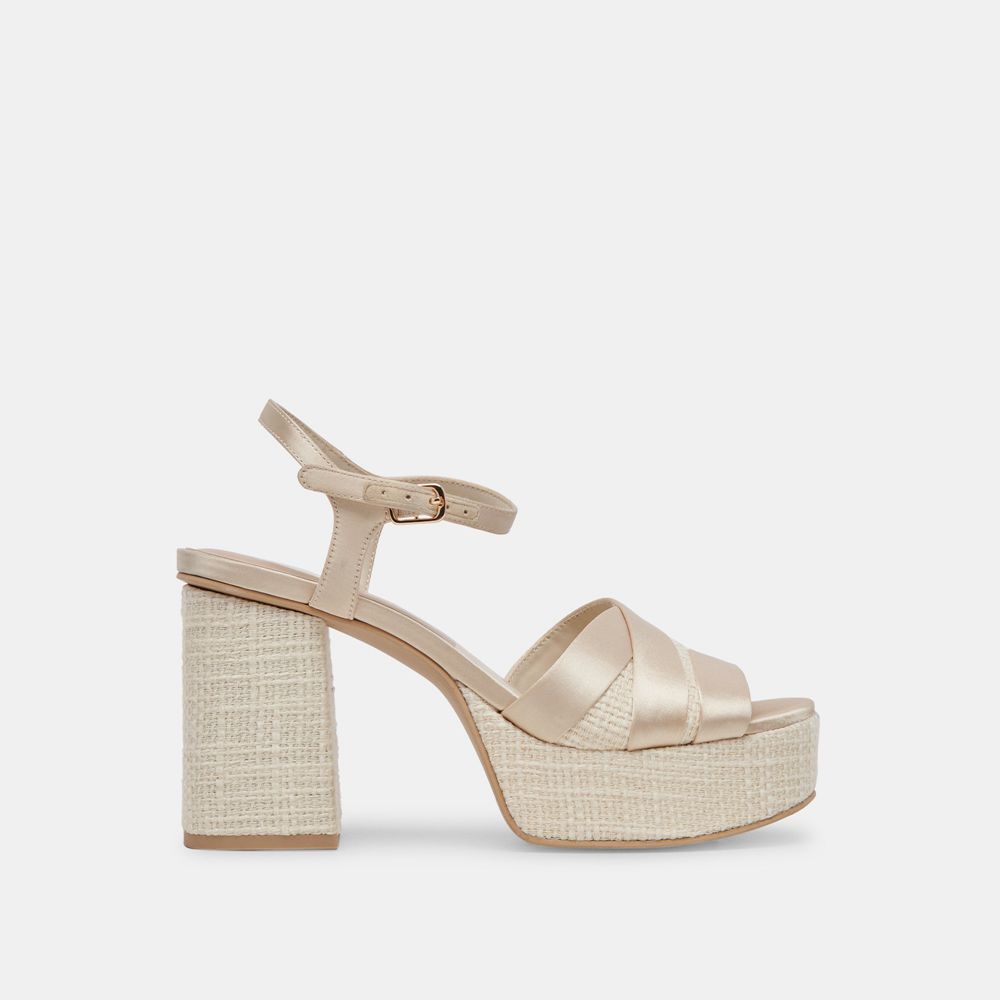 Dolce Vita Baily Women Heels Cream | US-197234RLD