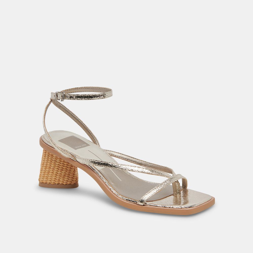 Dolce Vita Banita Women Sandals Light Gold | US-842351TAY