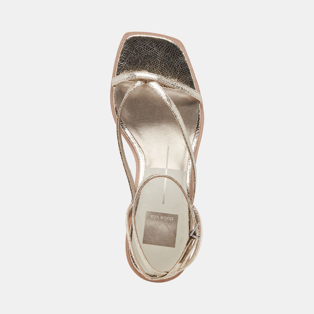 Dolce Vita Banita Women Sandals Light Gold | US-842351TAY