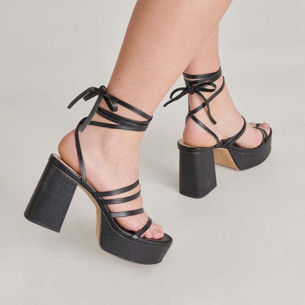 Dolce Vita Barbs Women Heels Black | US-256710NJB