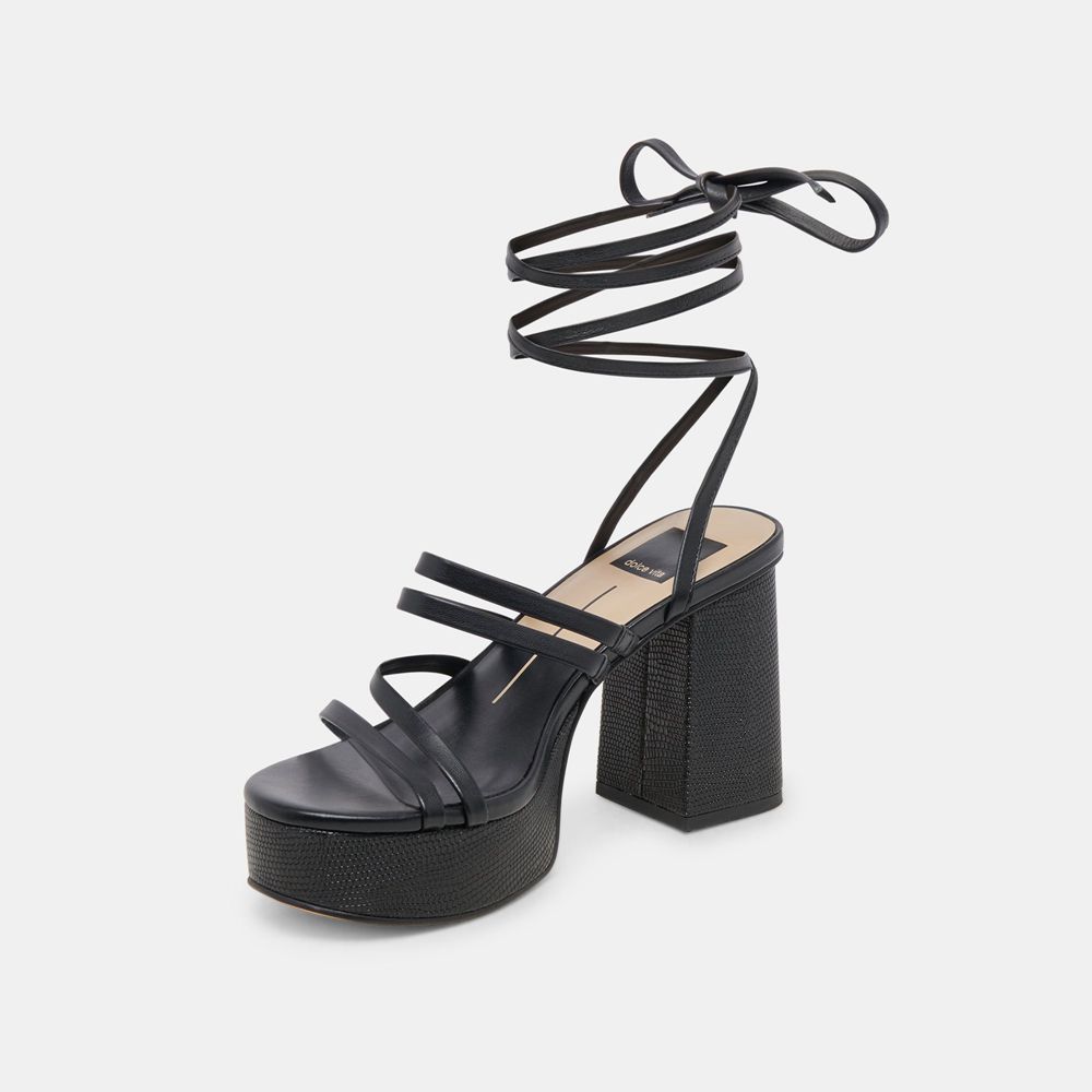 Dolce Vita Barbs Women Heels Black | US-256710NJB