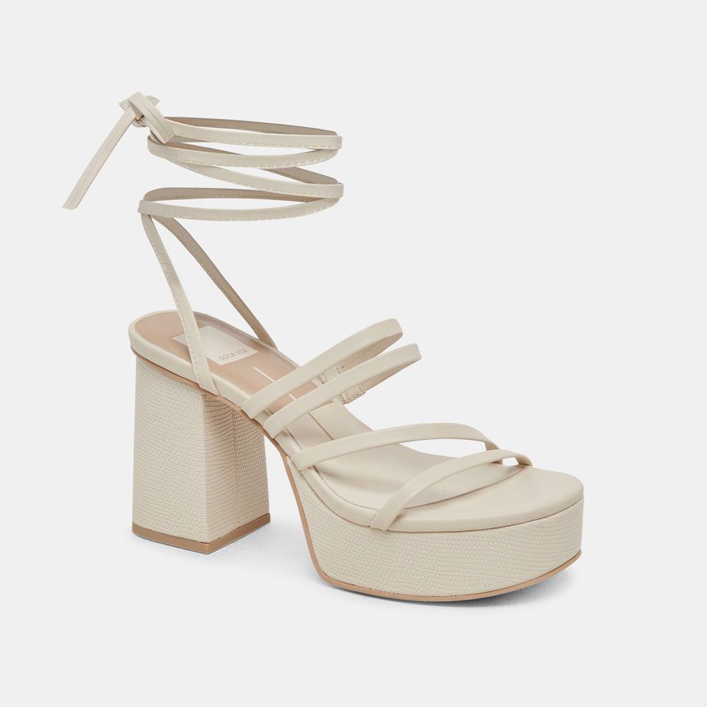 Dolce Vita Barbs Women Heels Cream | US-362794TPM