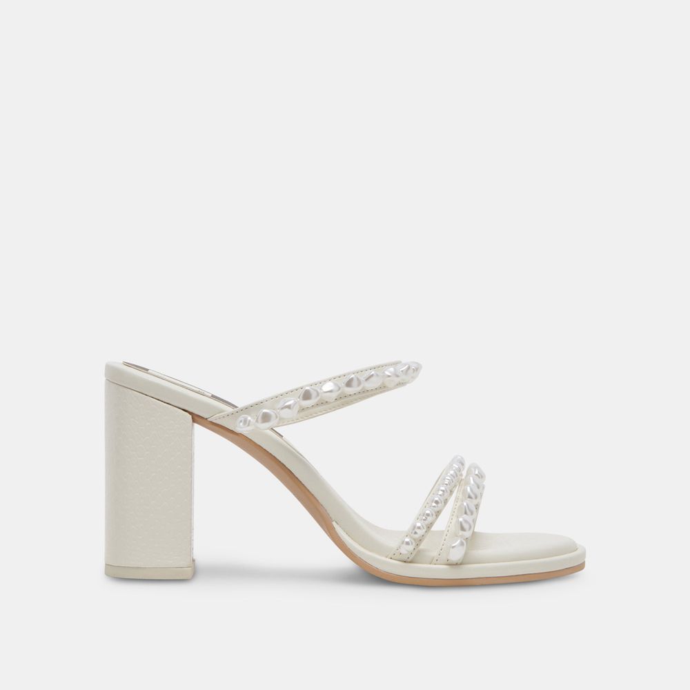 Dolce Vita Barrit Pearl Women Heels White | US-674098HER