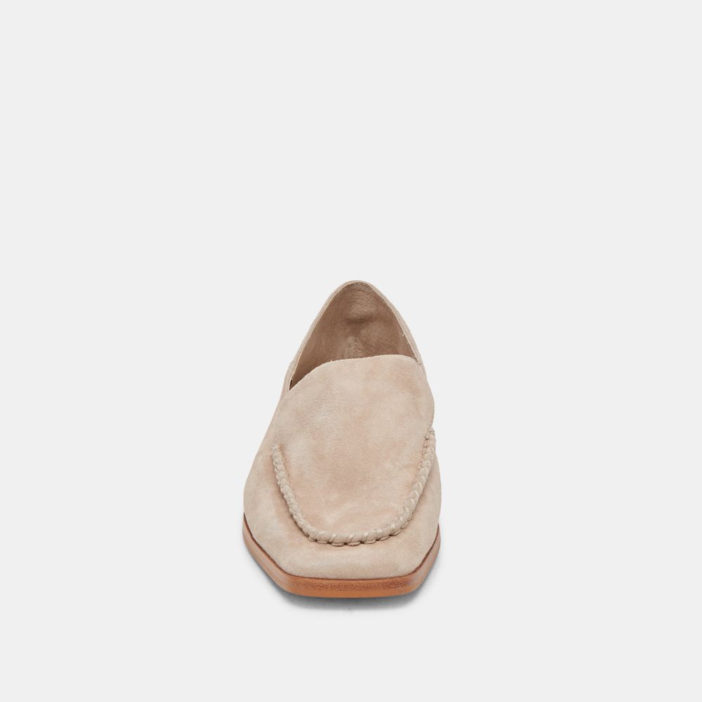 Dolce Vita Beny Suede Women Flats Beige | US-270348TBD