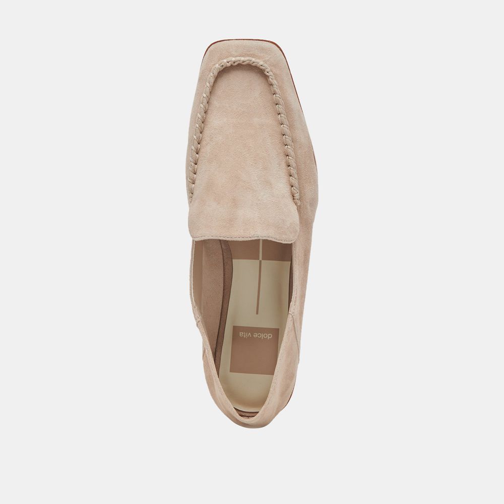 Dolce Vita Beny Suede Women Flats Beige | US-270348TBD