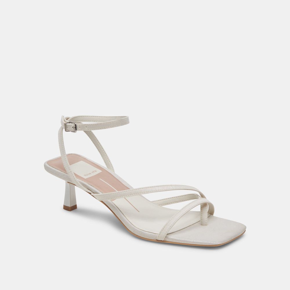 Dolce Vita Betsi Women Heels Sandals White | US-254613ITU