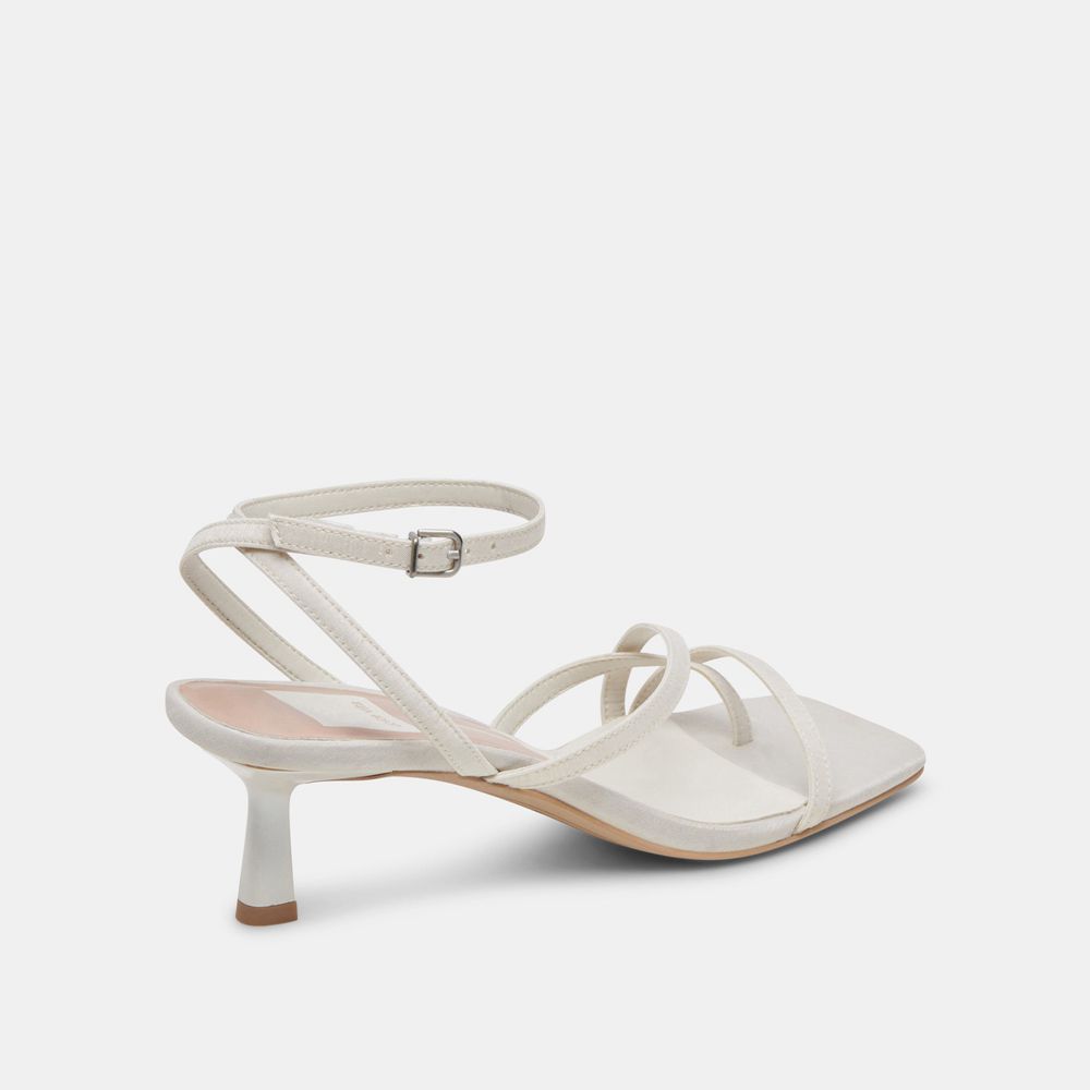 Dolce Vita Betsi Women Heels Sandals White | US-254613ITU