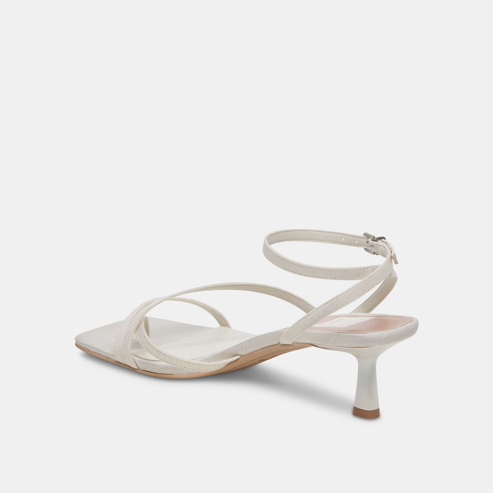 Dolce Vita Betsi Women Heels Sandals White | US-254613ITU