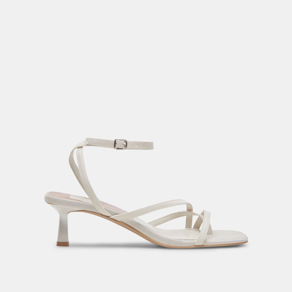 Dolce Vita Betsi Women Heels Sandals White | US-254613ITU