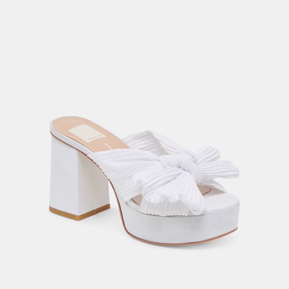 Dolce Vita Blare Women Heels White | US-729135CVD