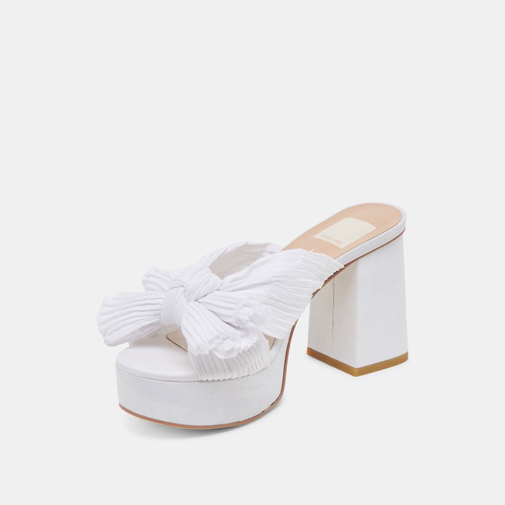 Dolce Vita Blare Women Heels White | US-729135CVD