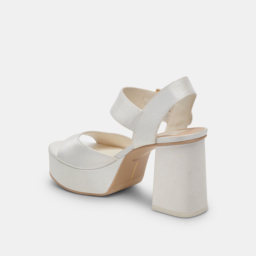 Dolce Vita Bobby Pearl Women Heels White | US-178345WFG