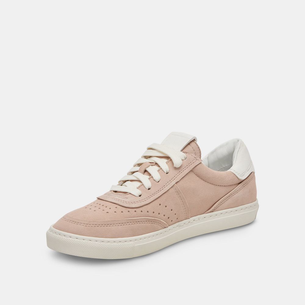 Dolce Vita Boden Suede Women Sneakers Beige | US-380794EZF