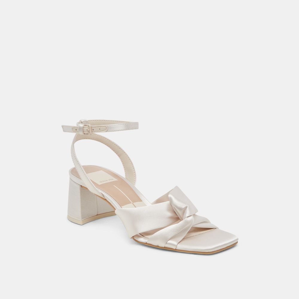 Dolce Vita Brenna Women Heels Cream | US-157986ZAB