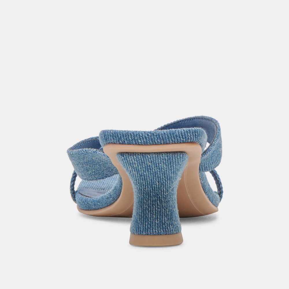 Dolce Vita Brevel Denim Women Heels Blue | US-258091SVK