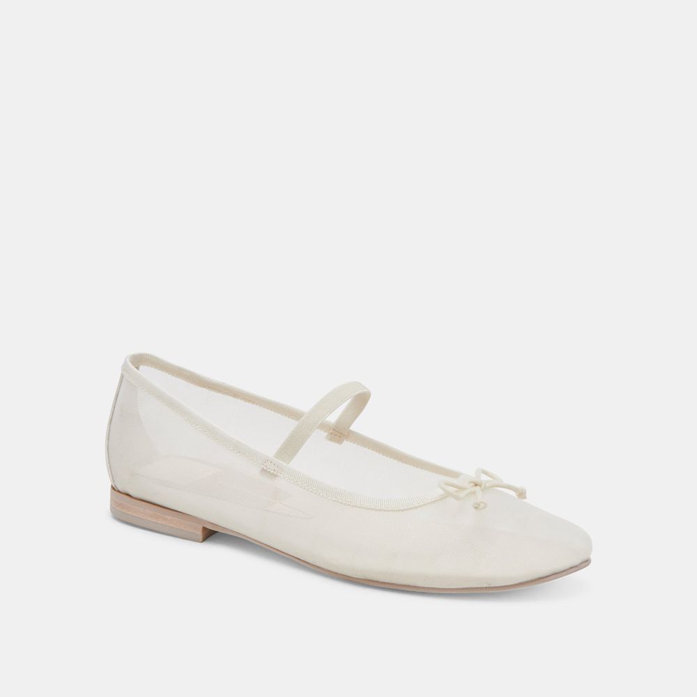 Dolce Vita Cadel Mesh Women Ballet Flats Cream | US-395842MEJ