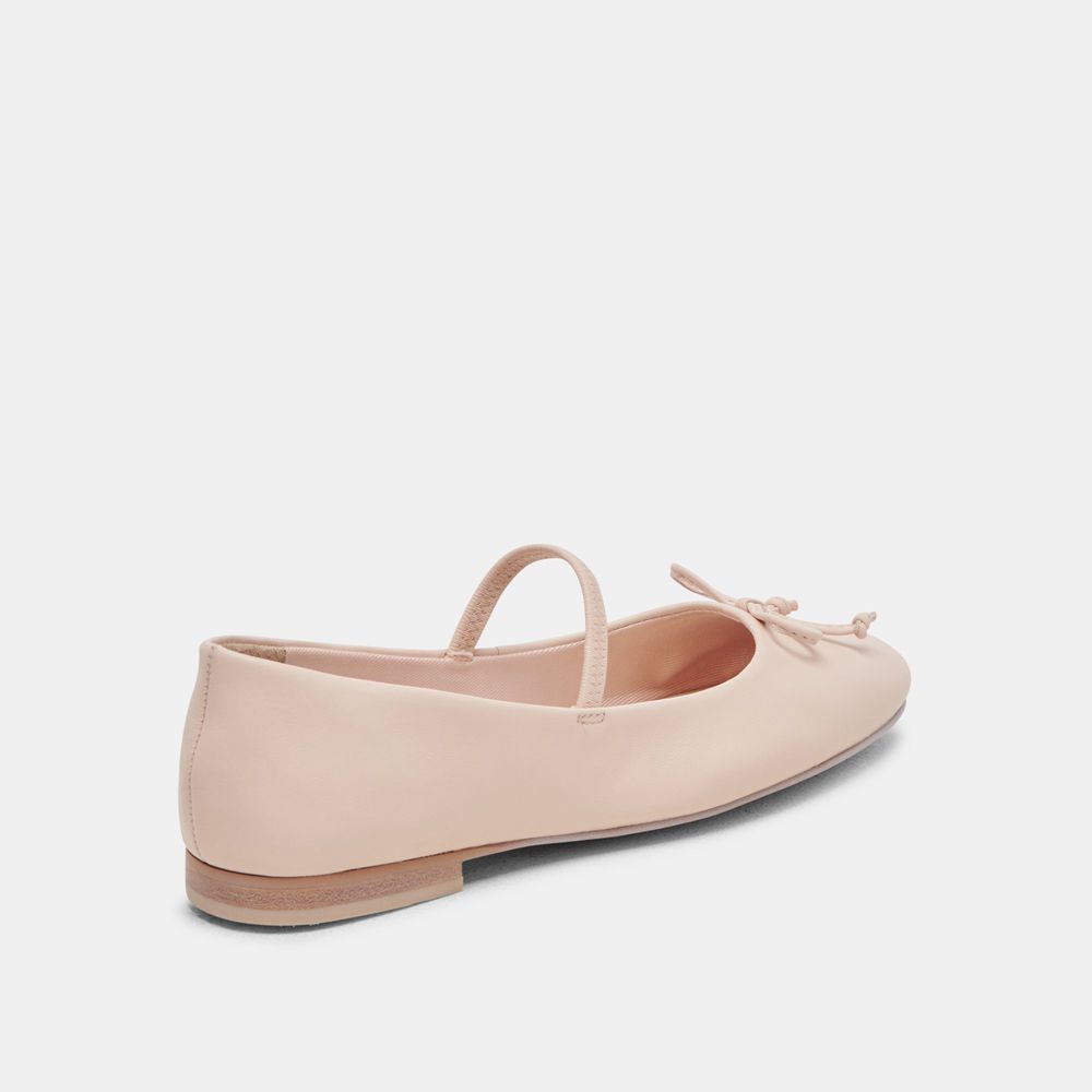 Dolce Vita Carin Leather Women Ballet Flats Light Pink | US-301896LUN