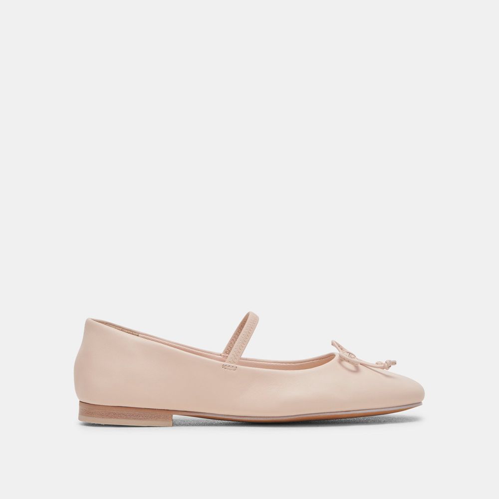 Dolce Vita Carin Leather Women Ballet Flats Light Pink | US-301896LUN