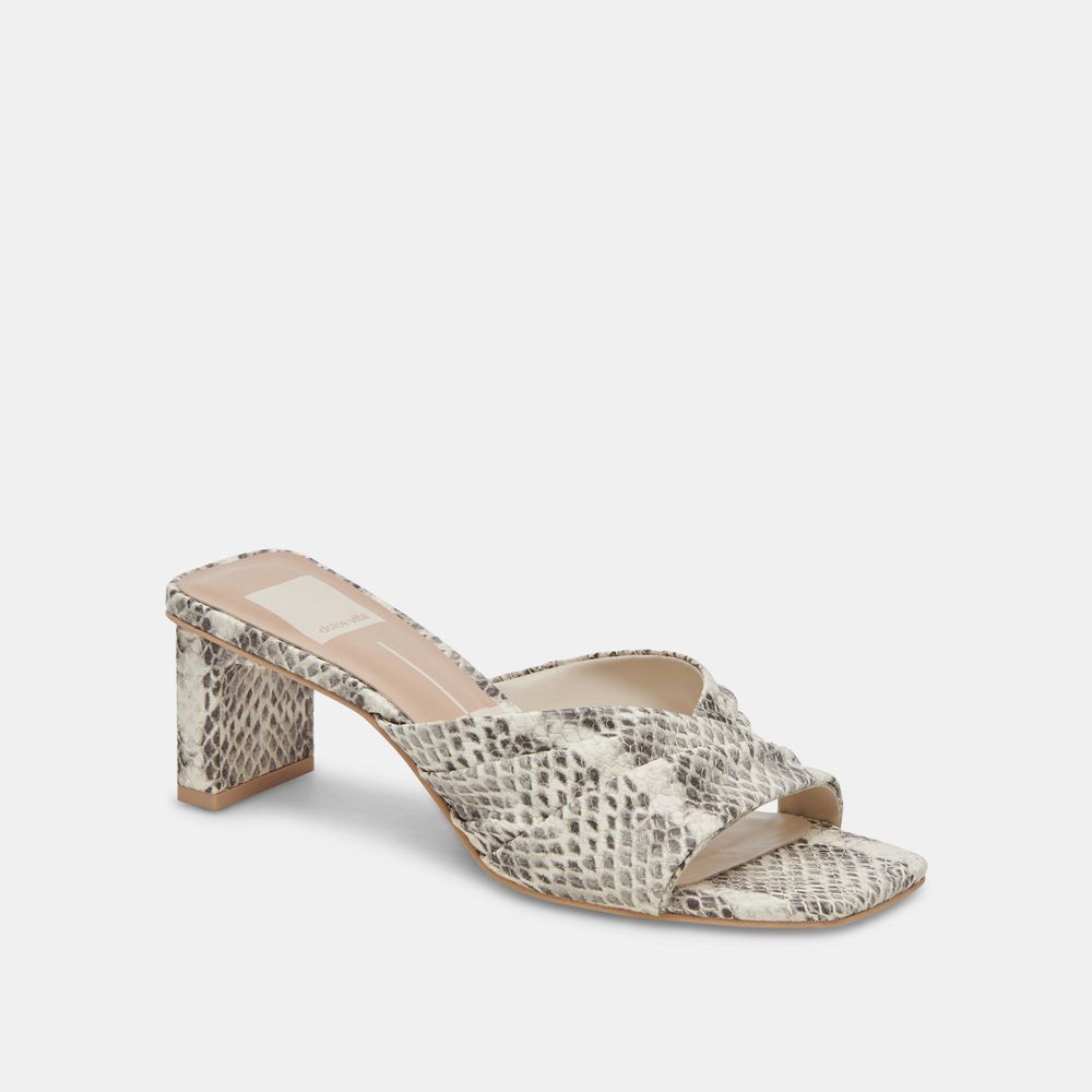 Dolce Vita Carlan Women Heels Grey / White | US-951648EWT