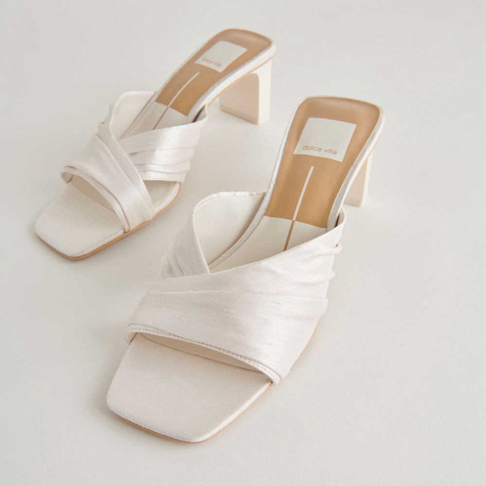 Dolce Vita Carlan Women Heels White | US-293401SUK