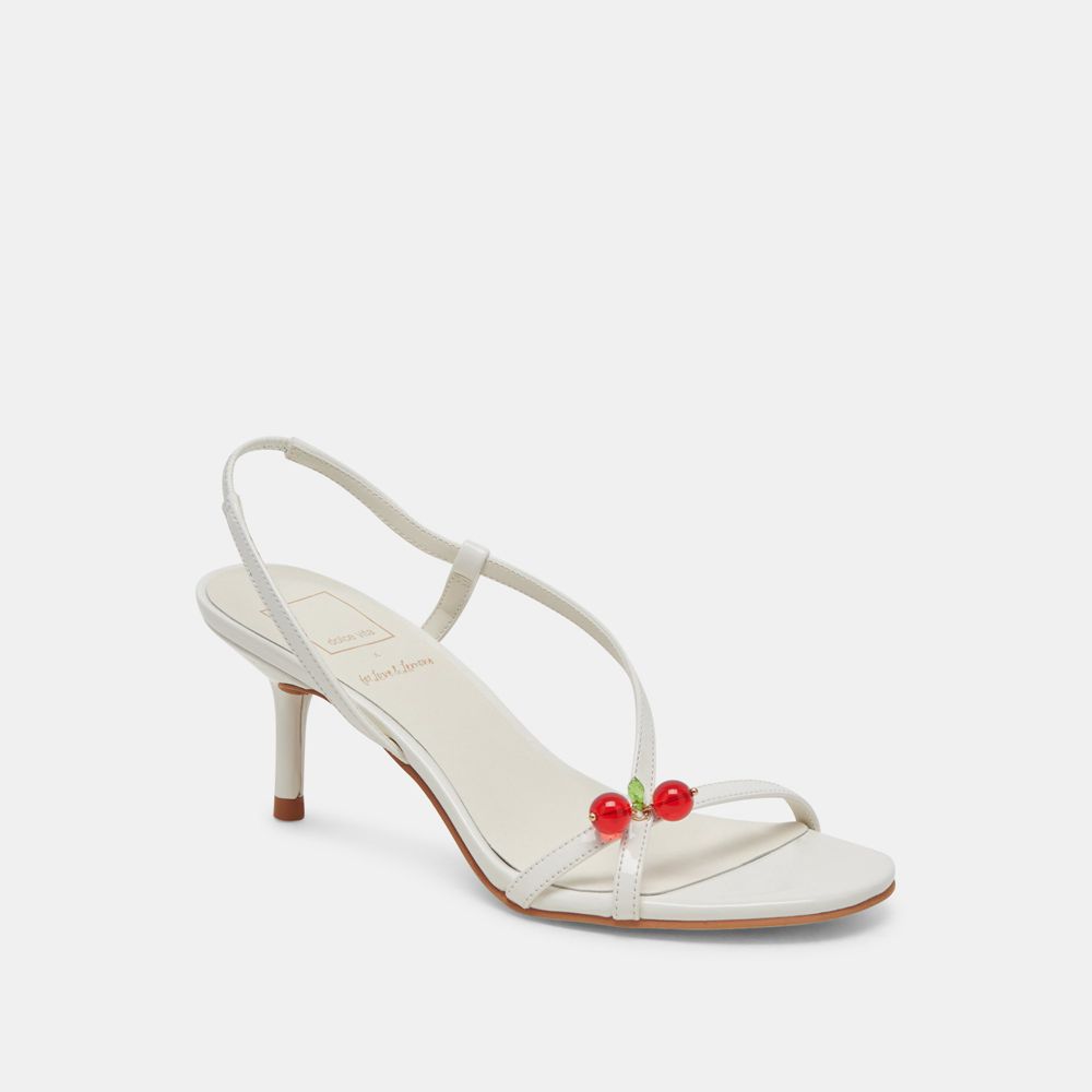 Dolce Vita Cerise Women Heels White | US-821356OCP