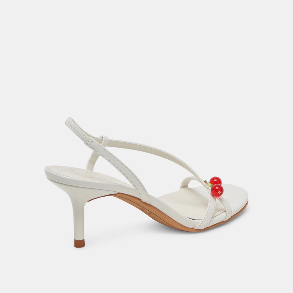 Dolce Vita Cerise Women Heels White | US-821356OCP