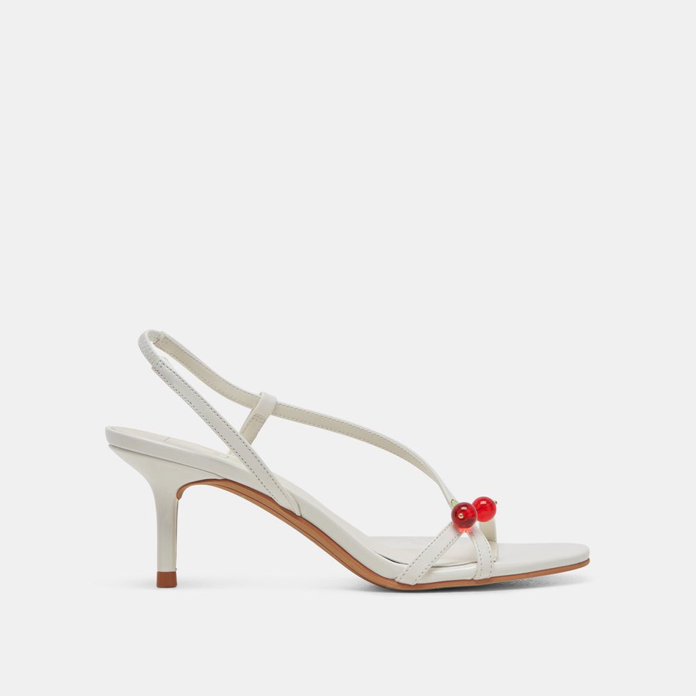 Dolce Vita Cerise Women Heels White | US-821356OCP