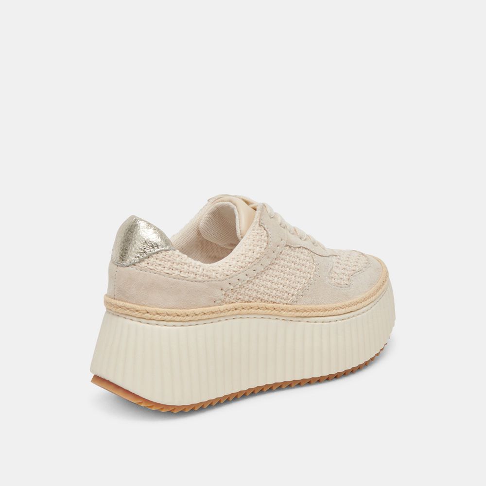 Dolce Vita Dandi Women Sneakers Light Beige | US-076312DXV