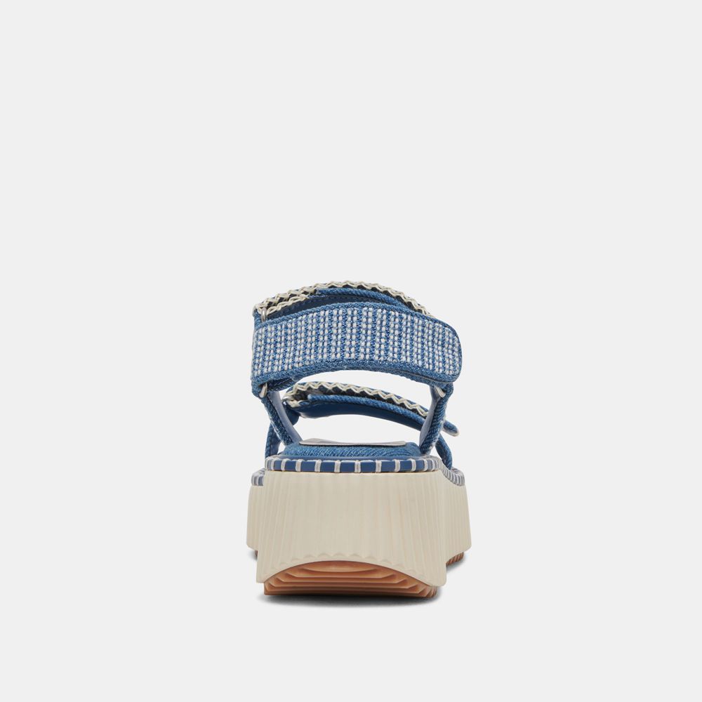 Dolce Vita Debra Denim Women Sandals Blue | US-867134JGW