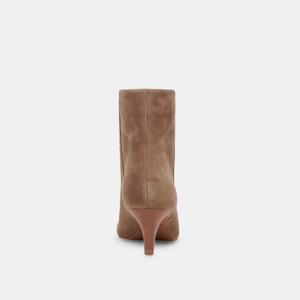 Dolce Vita Dee Suede Women Booties Beige | US-609712VLN