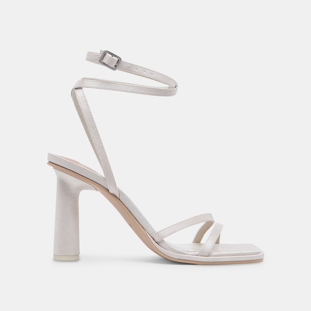 Dolce Vita Disere Women Heels Sandals White | US-285037JVX