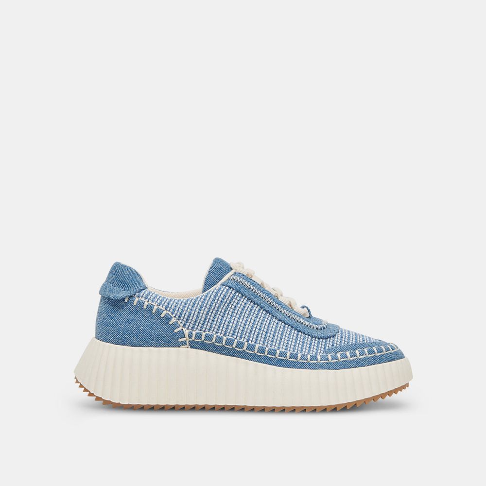 Dolce Vita Dolen Denim Women Sneakers Blue | US-038167RUH