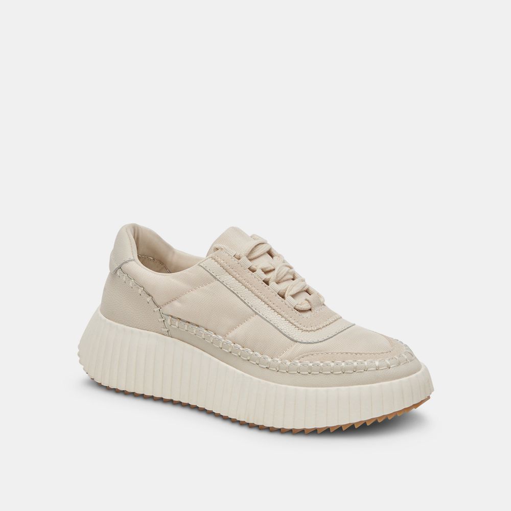 Dolce Vita Dolen Nylon Women Sneakers Cream | US-197604WDO