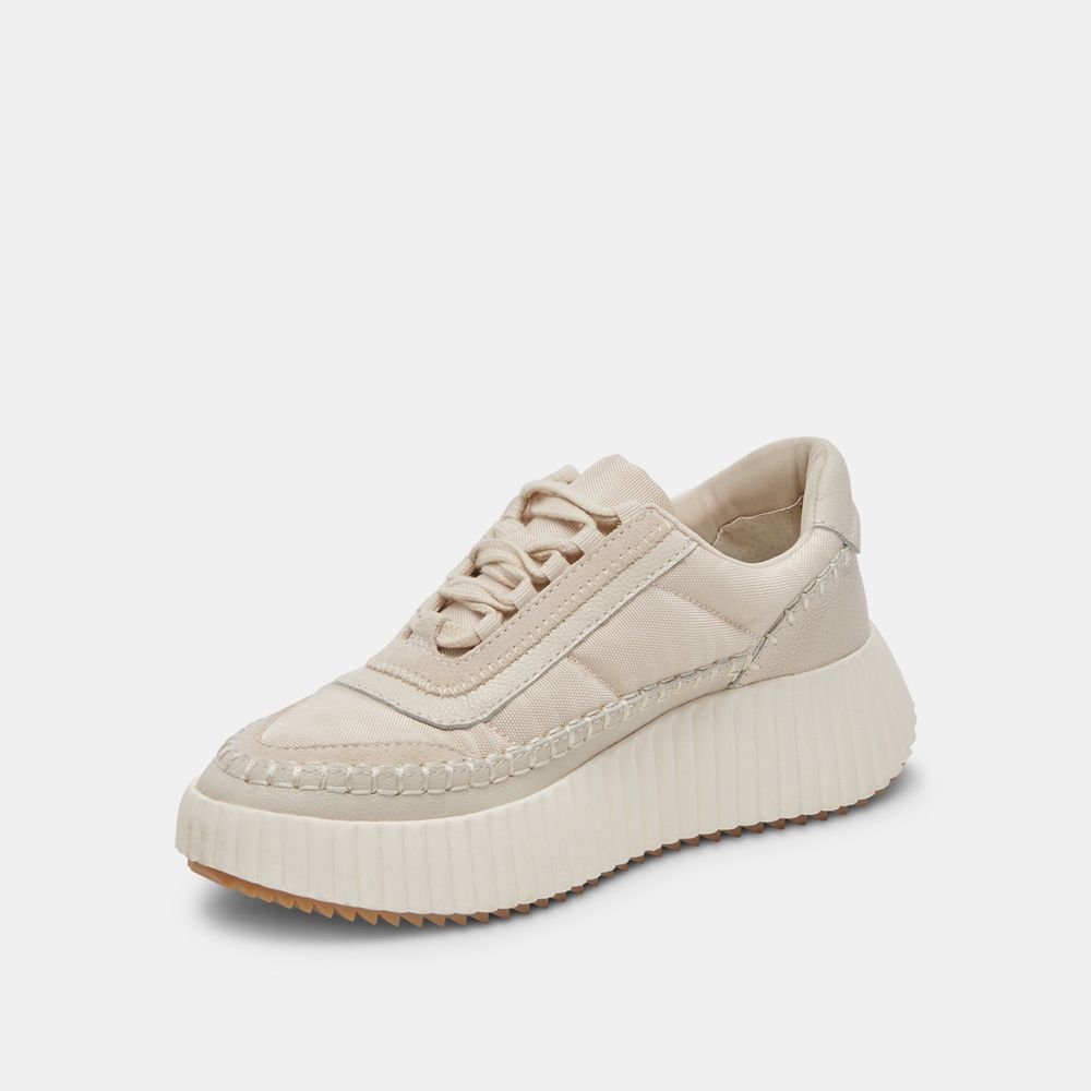 Dolce Vita Dolen Nylon Women Sneakers Cream | US-197604WDO