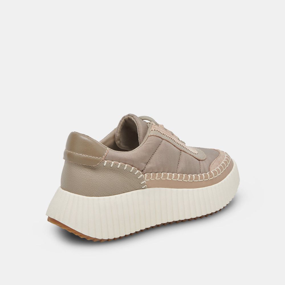 Dolce Vita Dolen Nylon Women Sneakers Khaki | US-583014VZI