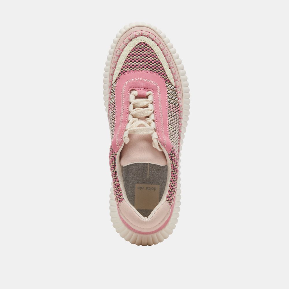 Dolce Vita Dolen Wove Women Sneakers Pink / Multicolor | US-810397KFV