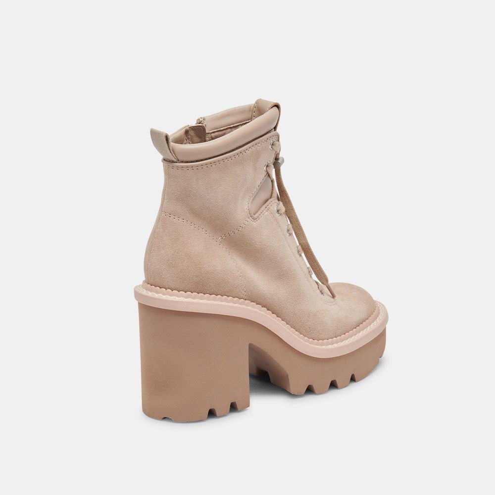 Dolce Vita Dommie Suede Women Boots Beige | US-901527CLW