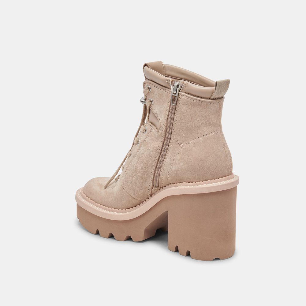 Dolce Vita Dommie Suede Women Boots Beige | US-901527CLW