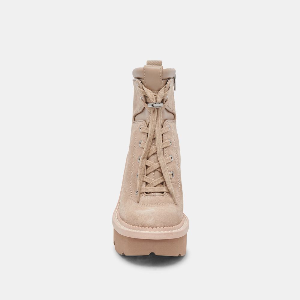 Dolce Vita Dommie Suede Women Boots Beige | US-901527CLW