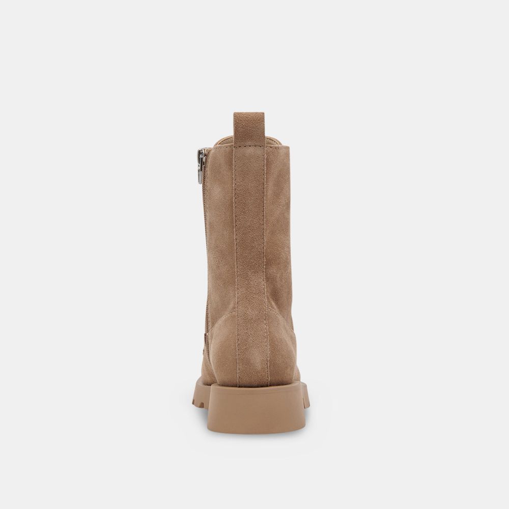 Dolce Vita Erlene Suede Women Boots Beige | US-134968WEG