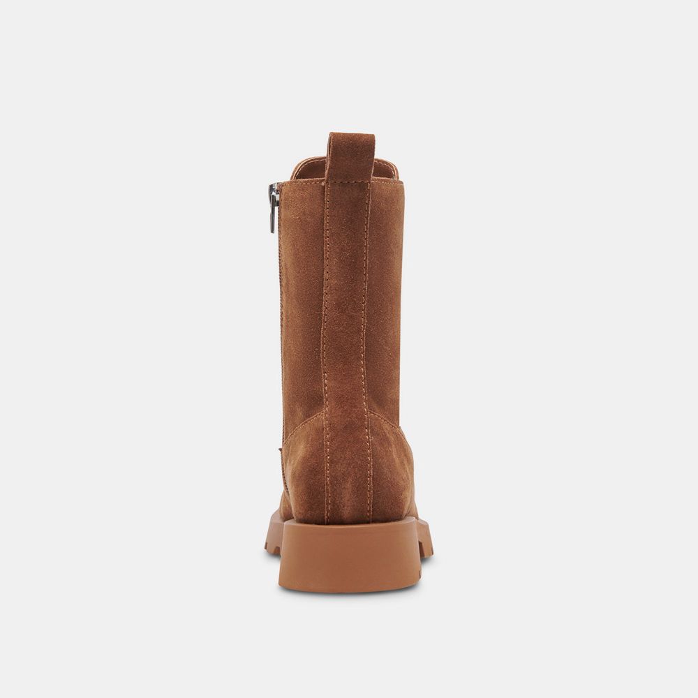 Dolce Vita Erlene Suede Women Boots Brown | US-823471JIS