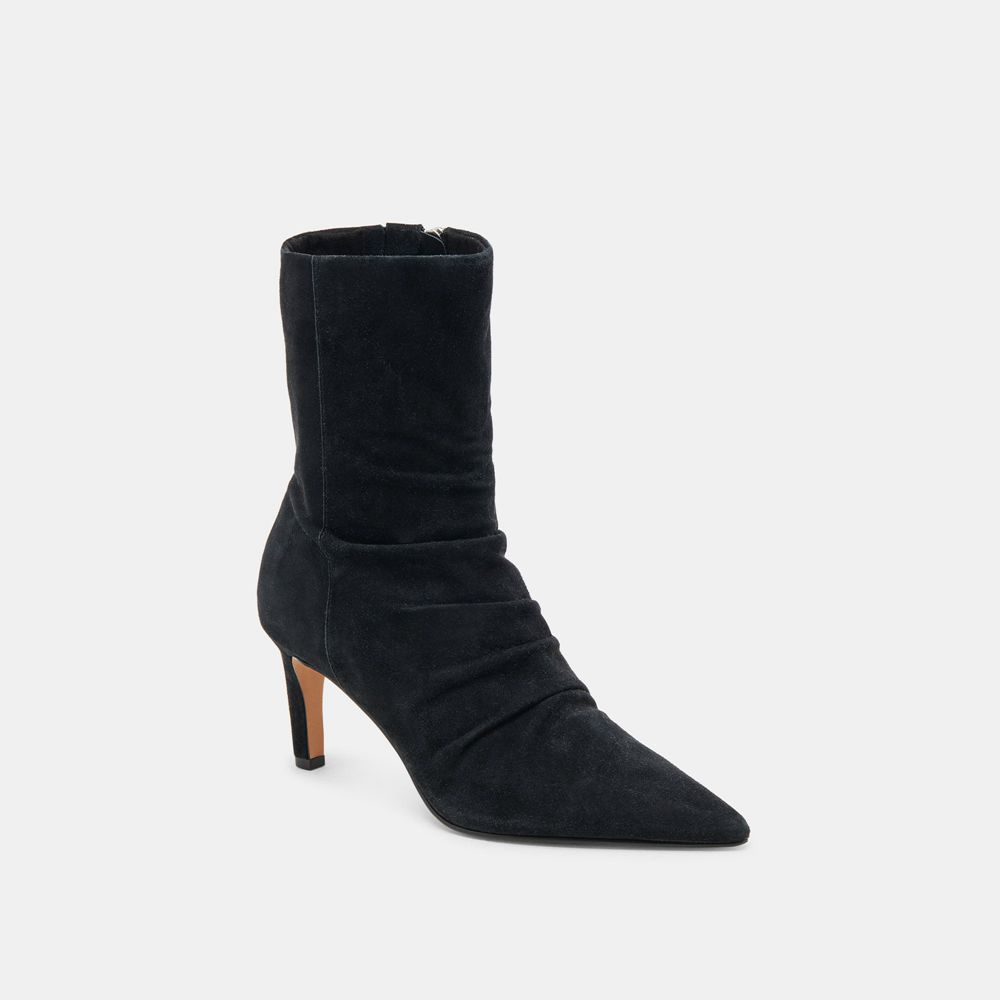 Dolce Vita Fernly Suede Women Boots Black | US-382016UIP