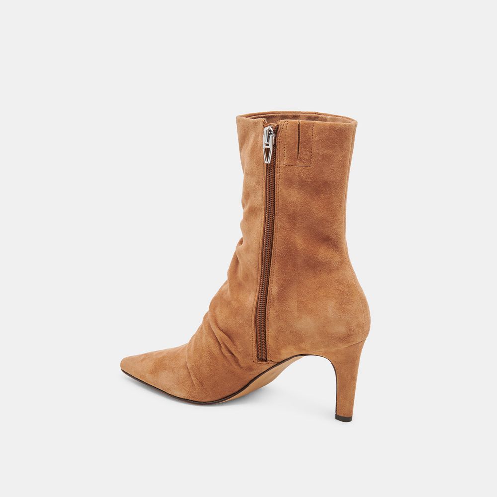 Dolce Vita Fernly Suede Women Boots Brown | US-932407DEA