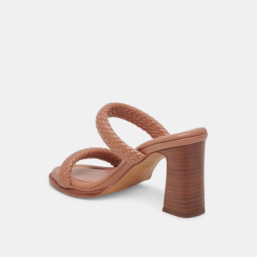 Dolce Vita Gala Women Heels Sandals Chocolate | US-872956YSX