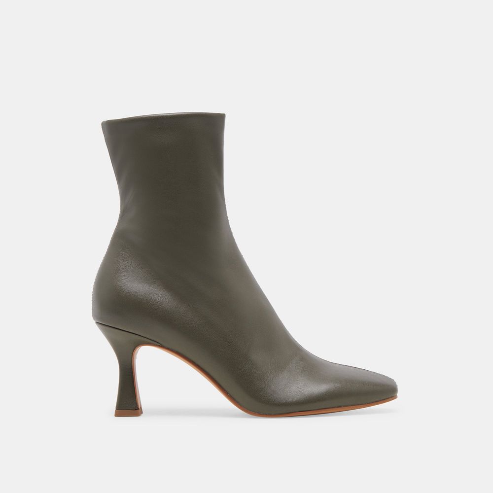 Dolce Vita Glamor Women Boots Dark Olive | US-369182BEX