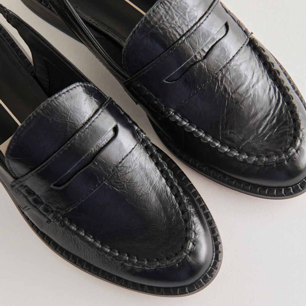 Dolce Vita Hardi Crinkle Patent Women Loafers Black | US-230165YFW