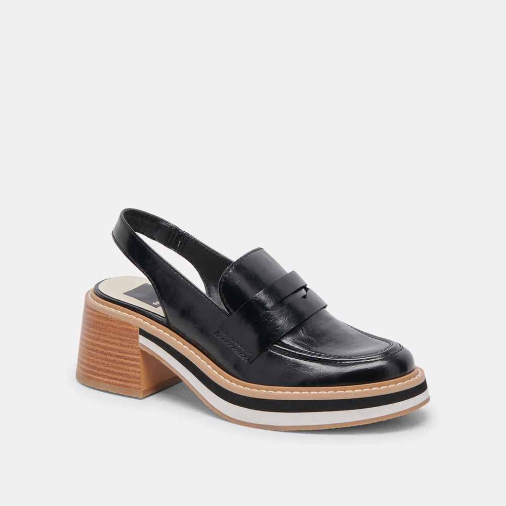 Dolce Vita Hattie Women Loafers Black | US-523846OFM