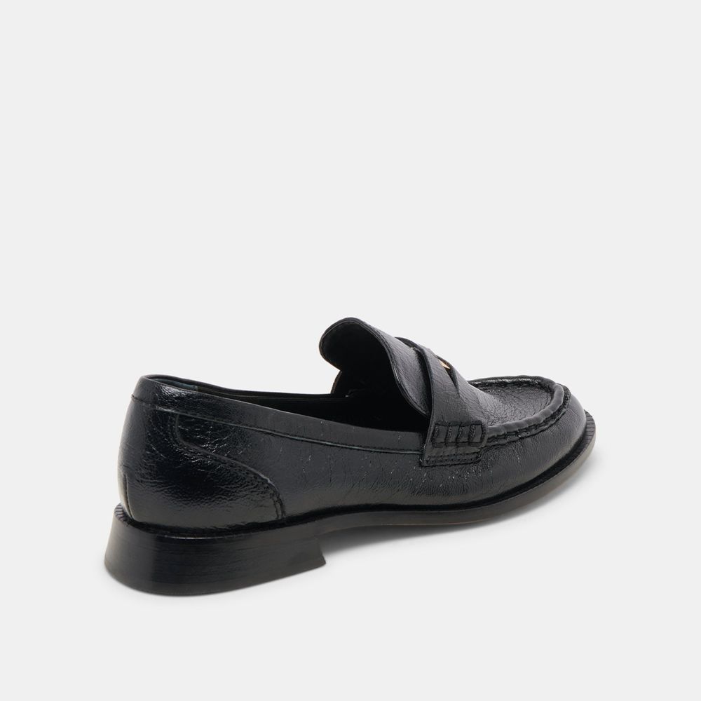 Dolce Vita Hilly Wide Women Loafers Black | US-762450PXY