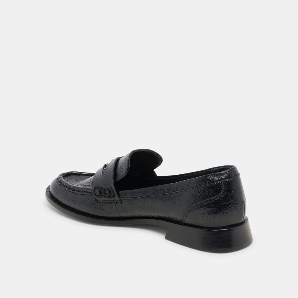 Dolce Vita Hilly Wide Women Loafers Black | US-762450PXY